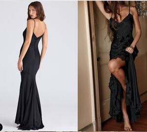 juniper halter neck ruffle hem crepe cocktail dress House of CB | Dresses | House Of Cb Juniperhalter Neck Ruffle Hem Crepe Cocktail Dress
